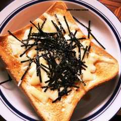 รูปของ 超絶簡単☆海苔チーズトースト！