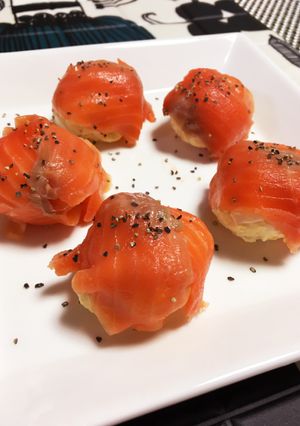 スモークサーモンのせポテトサラダ-レシピのメイン写真