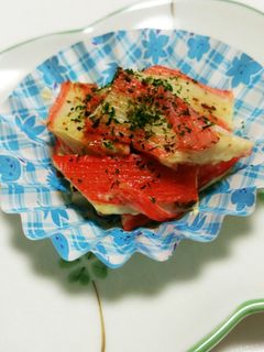 お弁当に☆カニカマのマヨネーズ焼き♡-レシピのメイン写真