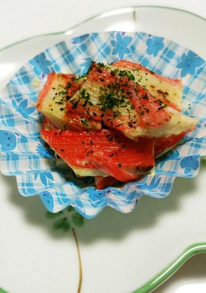 お弁当に☆カニカマのマヨネーズ焼き♡-レシピのメイン写真