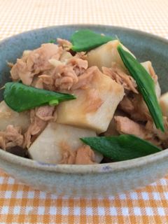 里芋とツナの煮物-レシピのメイン写真