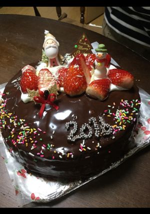 クリスマスケーキ☆チョコケーキ-レシピのメイン写真