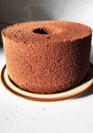チョコレートシフォンケーキ-レシピのメイン写真