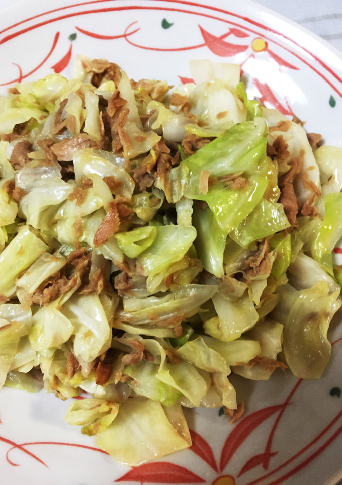 超簡単！ツナとキャベツのさっと煮-レシピのメイン写真