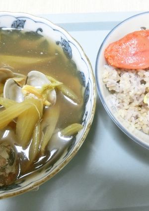 アサリとセロリのスープ-レシピのメイン写真