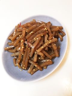 包丁いらず!こんにゃくのピリ辛炒め-レシピのメイン写真