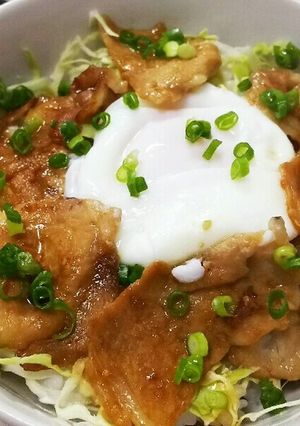 豚丼❤温玉のせ-レシピのメイン写真
