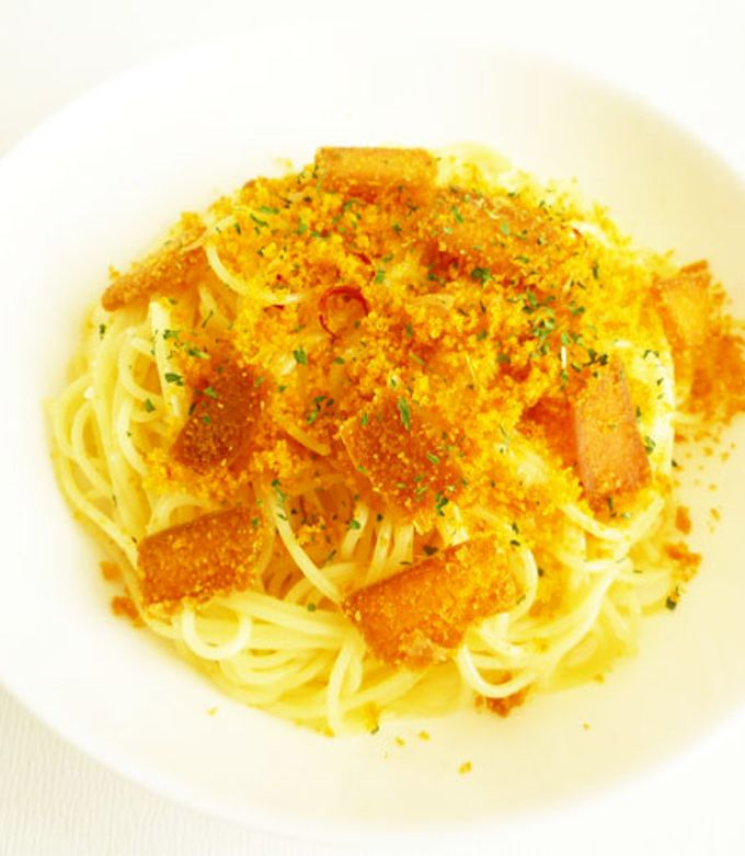 からすみスパゲッティ ボッタルガ 唐墨 by liqueur☆ 【クックパッド