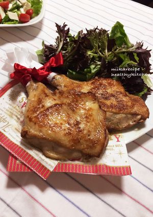 簡単皮パリッとローストチキン-レシピのメイン写真