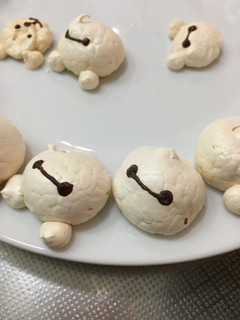 ☆焼きメレンゲでベイマックス!☆-レシピのメイン写真