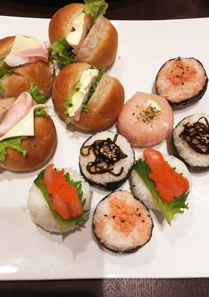 パーティーに☆おむすび＆サンドウィッチ-レシピのメイン写真