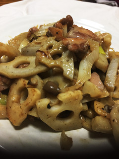 鶏とレンコンのねぎ塩炒め-レシピのメイン写真