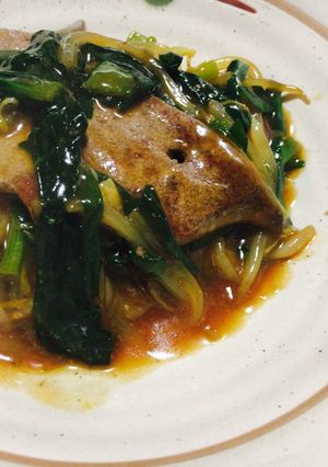 ~ずぼら女子が作るレバニラ炒め~-レシピのメイン写真