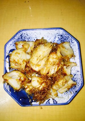 レンコンおかかバター焼き-レシピのメイン写真