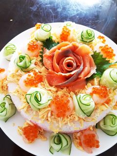 お寿司ケーキ-レシピのメイン写真