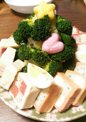 クリスマスツリー　ポテトサラダ-レシピのメイン写真