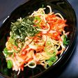 余ったパスタで海鮮焼きそば♡桜エビ