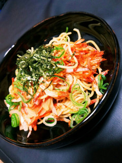 余ったパスタで海鮮焼きそば♡桜エビ-レシピのメイン写真