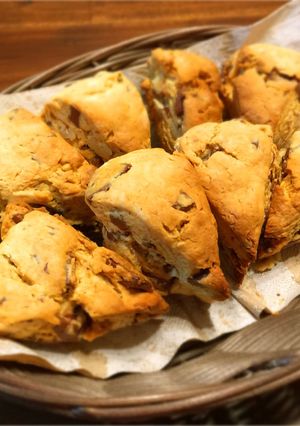 HMで簡単チョコとくるみのスコーン♡-レシピのメイン写真