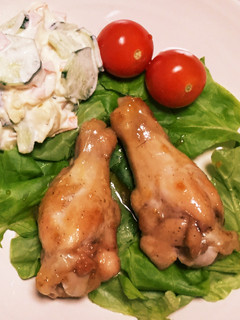 フライパンで手羽中照り焼きチキン-レシピのメイン写真