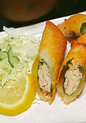 ささみと大葉と梅肉春巻き-レシピのメイン写真