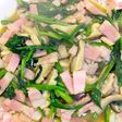 簡単な野菜たっぷりでベーコンとバター醤油