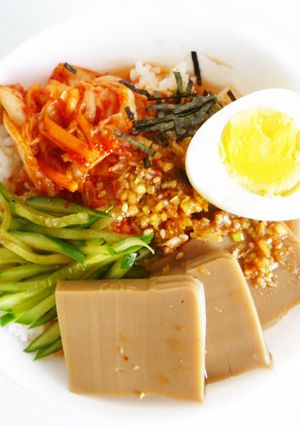 トトリムクパプ　どんぐり豆腐の冷や汁-レシピのメイン写真