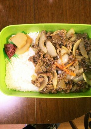 焼き肉弁当★部活-レシピのメイン写真