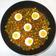 簡単ドライカレー♪カレー粉ゆで卵子供好き
