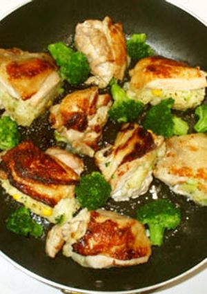 鶏肉ポテトサラダはさみ焼き♪レンジで簡単-レシピのメイン写真