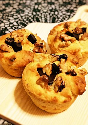 糖質制限◆胡桃とチョコのマフィン-レシピのメイン写真