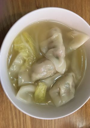 白菜餃子のシャンタンスープ-レシピのメイン写真