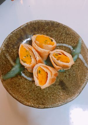 油揚げで揚げないかぼちゃコロッケ-レシピのメイン写真