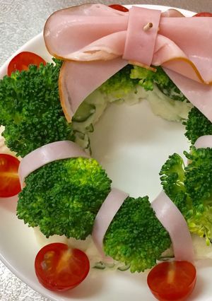 クリスマス★リースサラダ-レシピのメイン写真