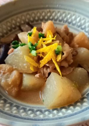 味噌バター風味！大根と豚肉の味噌煮-レシピのメイン写真