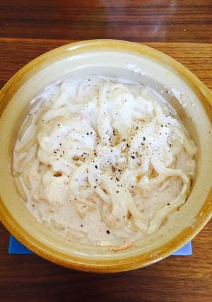 たらこカルボナーラうどん-レシピのメイン写真