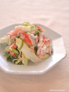 セロリとカニカマサラダ-レシピのメイン写真