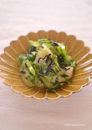 葉っぱごとセロリと塩昆布の和え物-レシピのメイン写真
