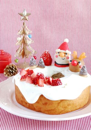 超簡単!バームクーヘン☆クリスマスケーキ-レシピのメイン写真