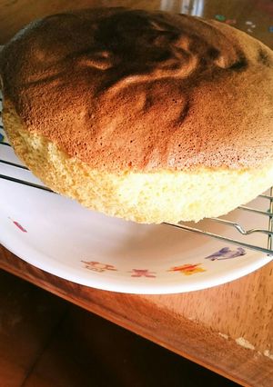 油不使用の簡単スポンジケーキ(*^^*)-レシピのメイン写真