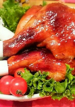 激ウマ!クリスマスに簡単ローストチキン♡-レシピのメイン写真