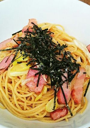長ネギとベーコンのバター醤油パスタ☆-レシピのメイン写真