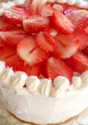 超簡単!45分でできるクリスマスケーキ!-レシピのメイン写真
