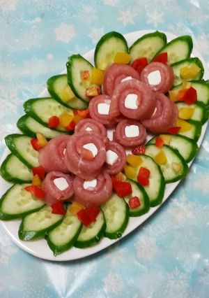 クリパ❤☺✖生ハム➕クリチ✖Roll☺❤-レシピのメイン写真