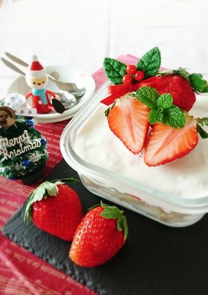 クリスマスに☆簡単アイススコップケーキ。-レシピのメイン写真