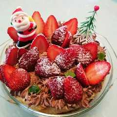 誰でも簡単 クリスマス スコップケーキ-レシピのメイン写真