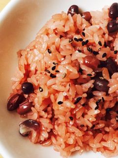 シンプルお赤飯(もち米100%)-レシピのメイン写真
