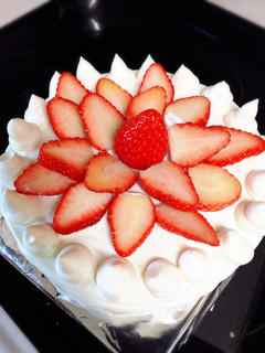 x'masケーキ 簡単デコレーション-レシピのメイン写真