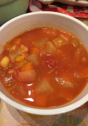 ミネストローネ？っぽいスープ-レシピのメイン写真