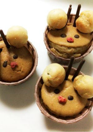 トナカイカップケーキ-レシピのメイン写真